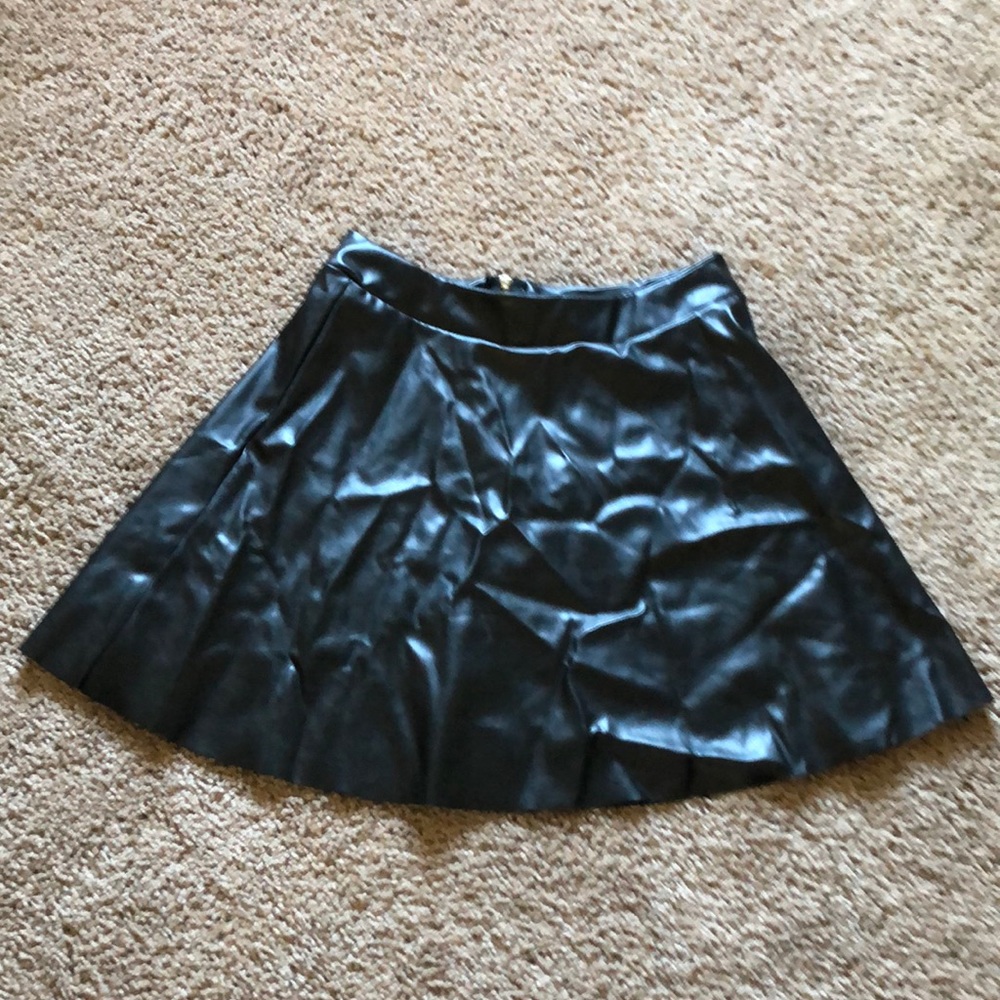 Leather skirt
